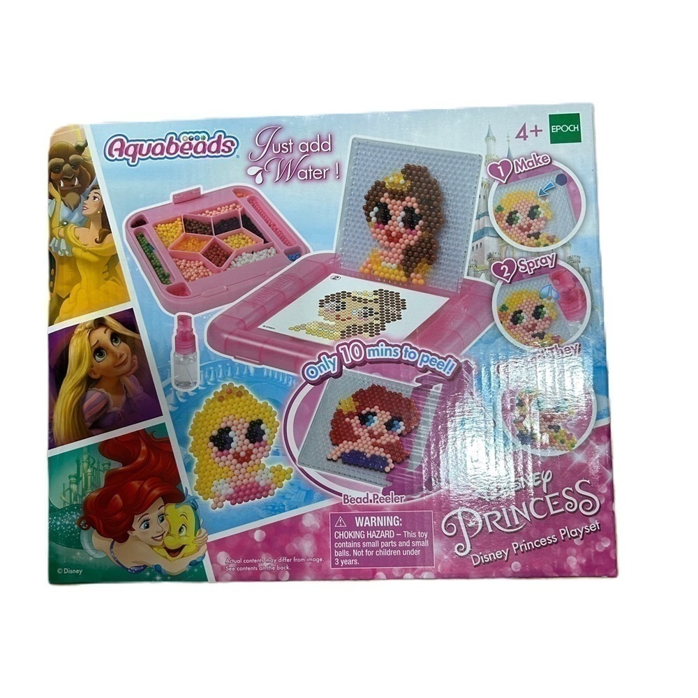 Aquabeads Disney Princess Play Set NEW Belle Ariel Aurora